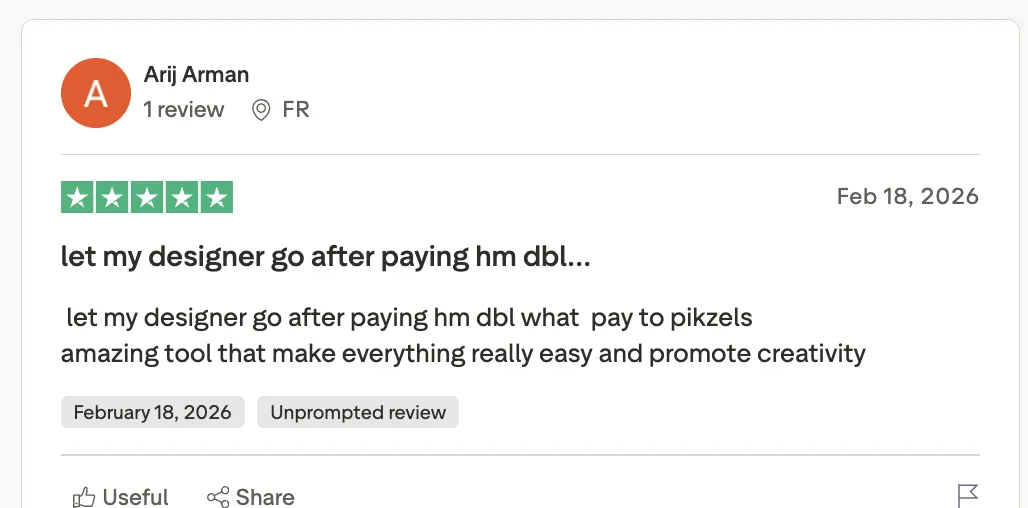 Pikzels review about replacing a designer and getting more creativity